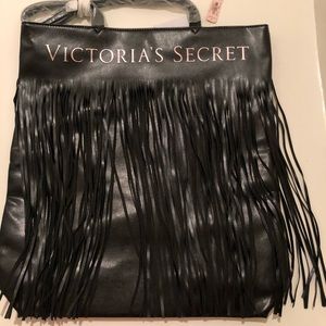 Victoria Secret leather fringe bag